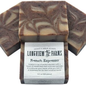 French-Espresso Goat's Milk Soap~NOW VERY STRONG with Coffee E.O.