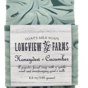 Honeydew+Cucumber Goat's Milk Soap
