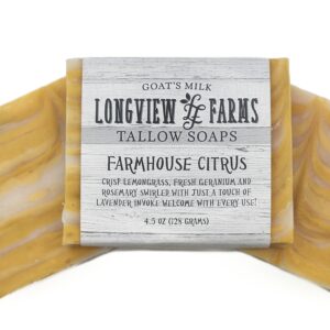 Farmhouse Citrus TALLOW Goat's Milk Soap