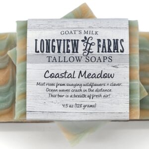 Coastal Meadow TALLOW Goat's Milk Soaps