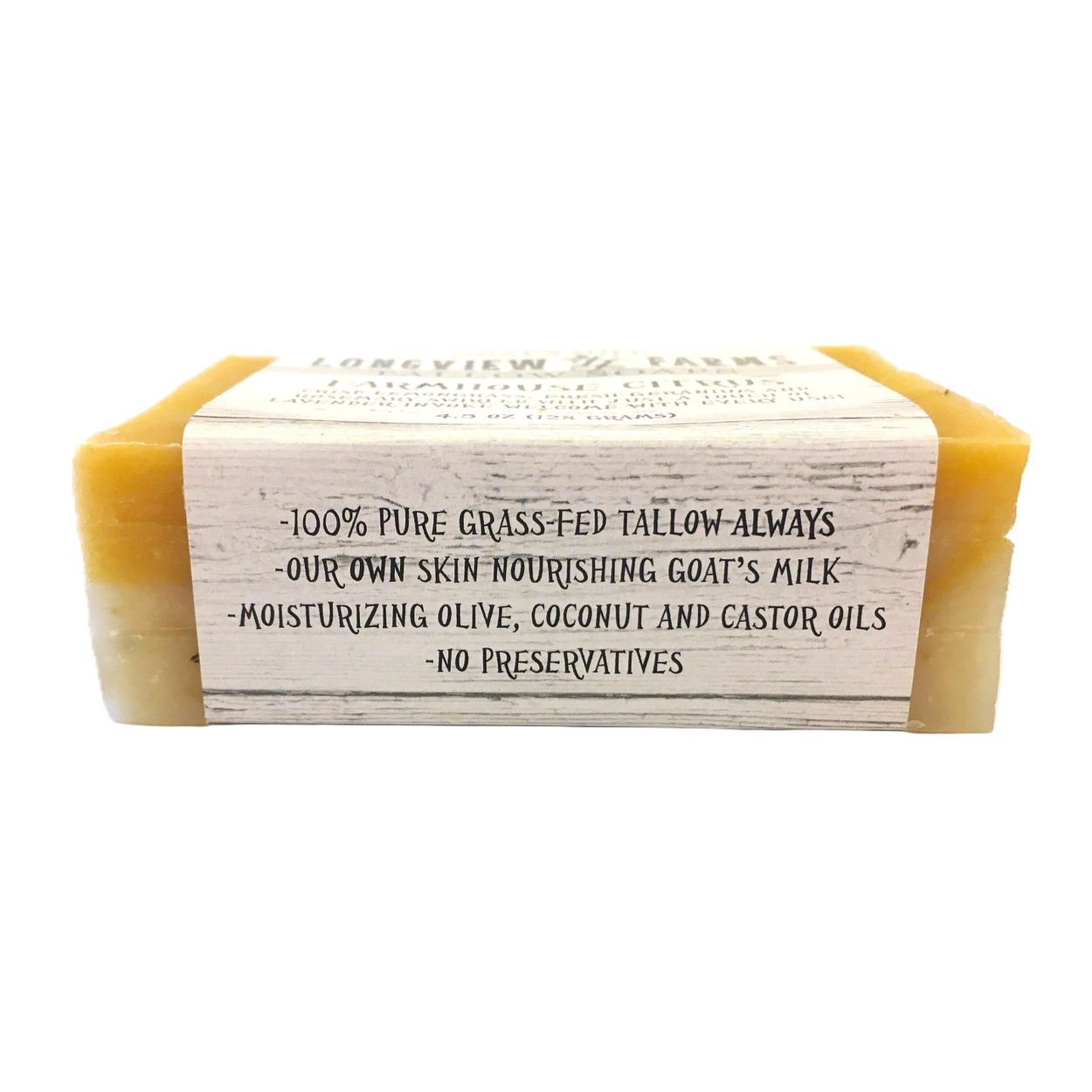 Farmhouse Citrus TALLOW Goat's Milk Soap - Image 3