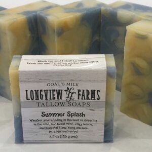 Summer Splash TALLOW Goat's Milk Soap