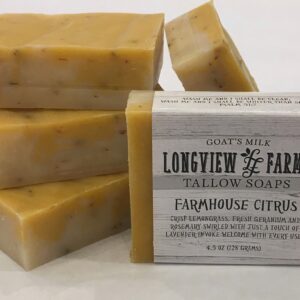 Farmhouse Citrus TALLOW Goat's Milk Soap