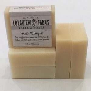 Fresh Kumquat TALLOW Goat's Milk Soap